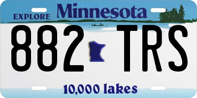 MN license plate 882TRS
