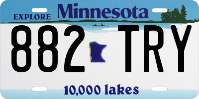 MN license plate 882TRY
