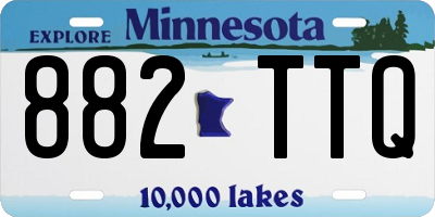 MN license plate 882TTQ