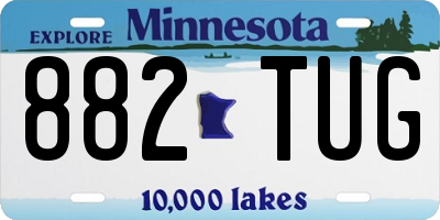 MN license plate 882TUG