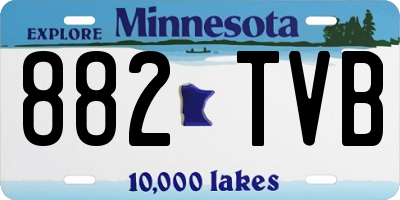 MN license plate 882TVB