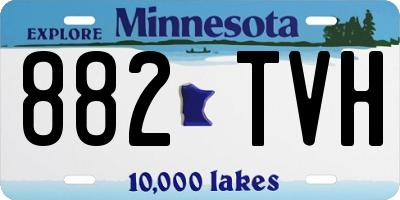 MN license plate 882TVH