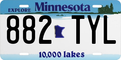 MN license plate 882TYL