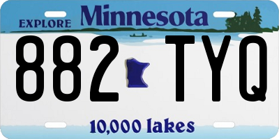 MN license plate 882TYQ