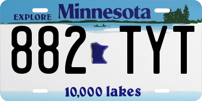 MN license plate 882TYT