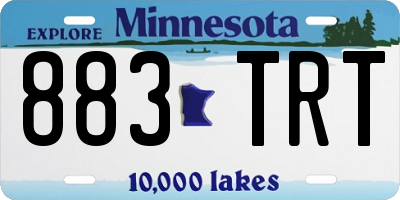 MN license plate 883TRT