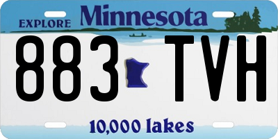 MN license plate 883TVH