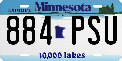 MN license plate 884PSU