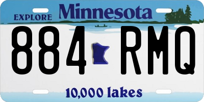 MN license plate 884RMQ