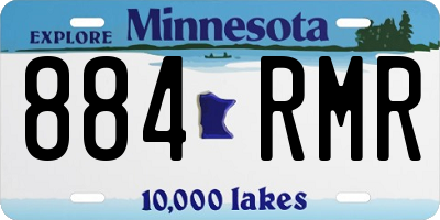 MN license plate 884RMR