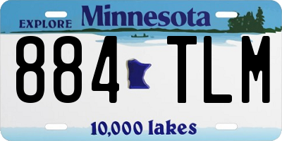 MN license plate 884TLM