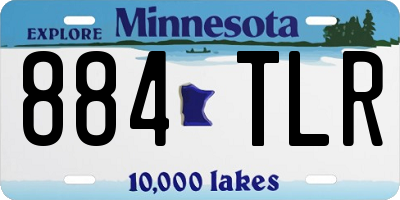 MN license plate 884TLR
