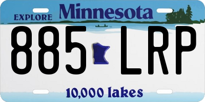 MN license plate 885LRP