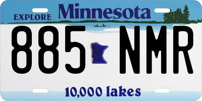 MN license plate 885NMR