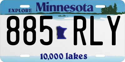 MN license plate 885RLY