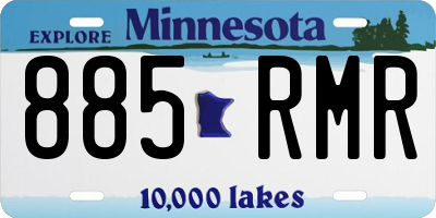MN license plate 885RMR