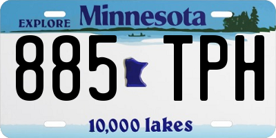 MN license plate 885TPH