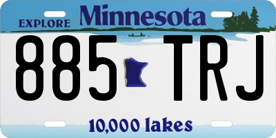 MN license plate 885TRJ