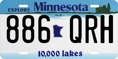 MN license plate 886QRH