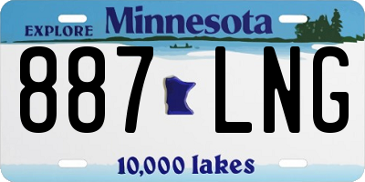 MN license plate 887LNG