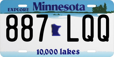 MN license plate 887LQQ