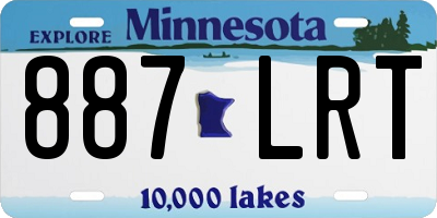 MN license plate 887LRT