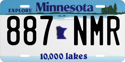 MN license plate 887NMR