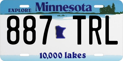 MN license plate 887TRL