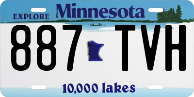 MN license plate 887TVH