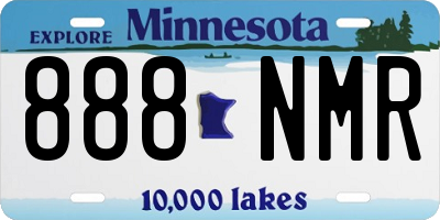 MN license plate 888NMR