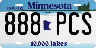 MN license plate 888PCS