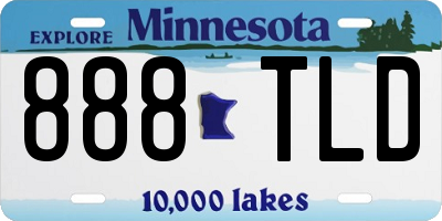 MN license plate 888TLD