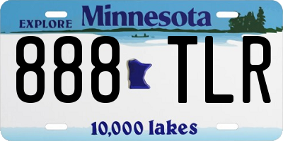 MN license plate 888TLR