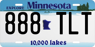 MN license plate 888TLT