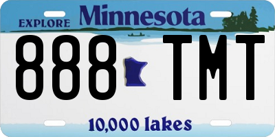 MN license plate 888TMT