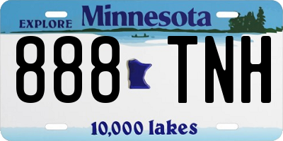 MN license plate 888TNH