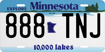 MN license plate 888TNJ