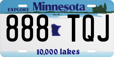 MN license plate 888TQJ