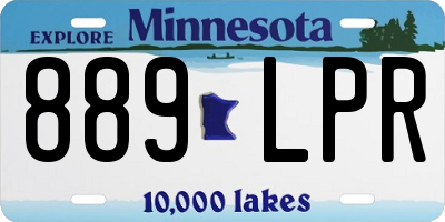 MN license plate 889LPR