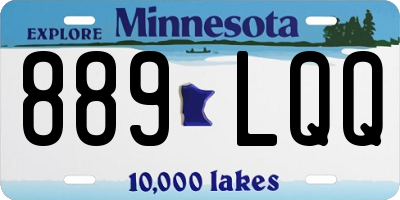 MN license plate 889LQQ