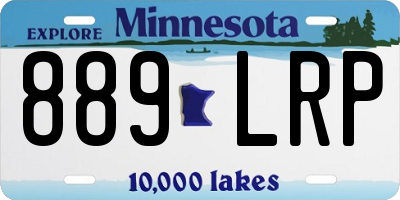 MN license plate 889LRP