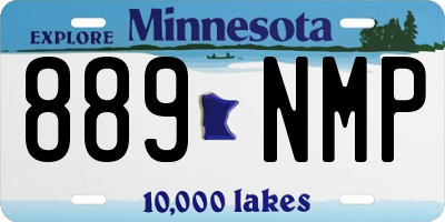 MN license plate 889NMP
