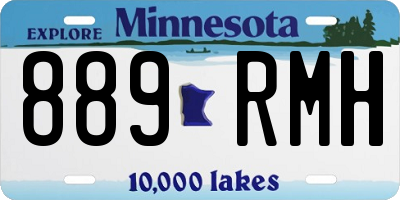 MN license plate 889RMH