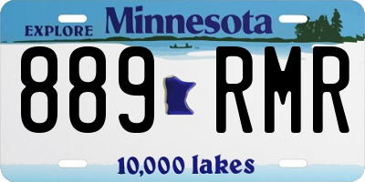 MN license plate 889RMR