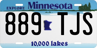 MN license plate 889TJS