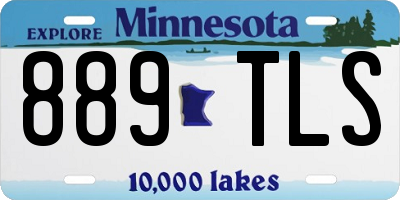 MN license plate 889TLS