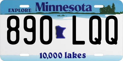 MN license plate 890LQQ