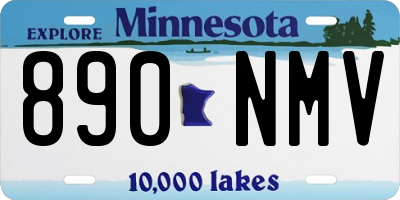 MN license plate 890NMV