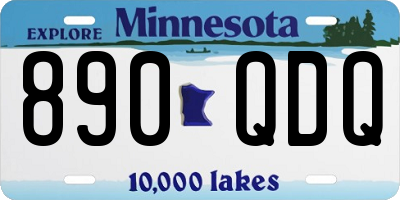 MN license plate 890QDQ