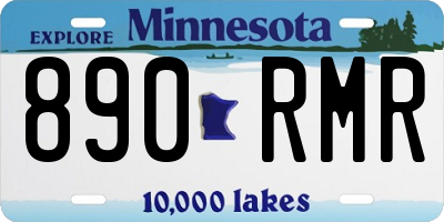 MN license plate 890RMR